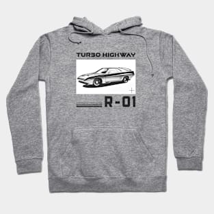 Turbo Highway R01 Vintage Car Hoodie